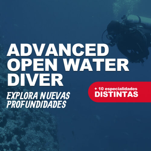 Curso avanzado de buceo recreativo (PADI Advanced Open Water Diver)
