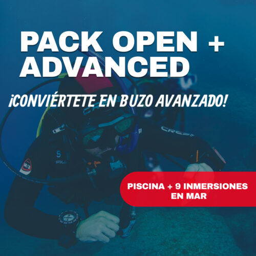 ¡Conviértete en un buzo avanzado! (Pack Open + Advanced)
