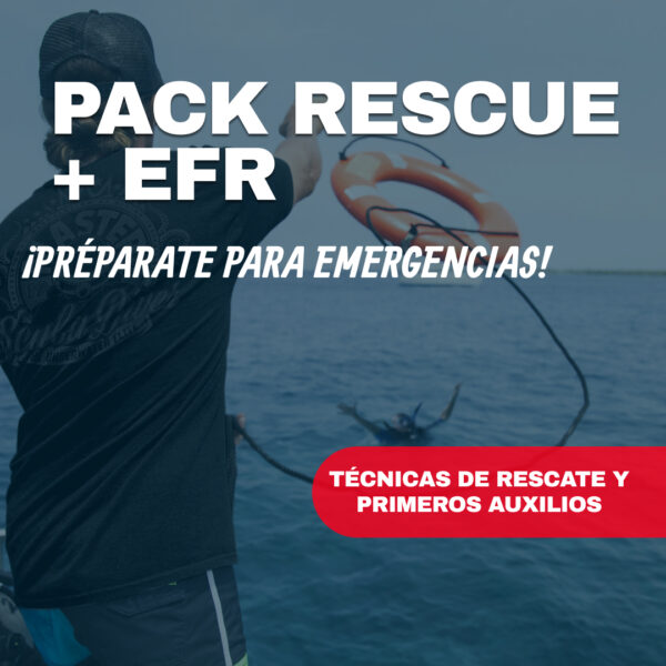 Curso de rescate y primeros auxilios (PADI Rescue Diver + EFR)