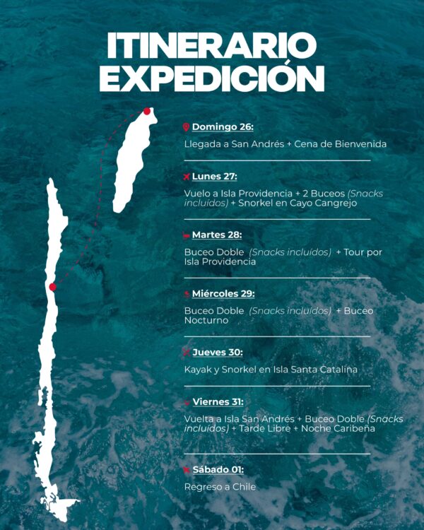 Expedición internacional de buceo a San Andrés y Providencia