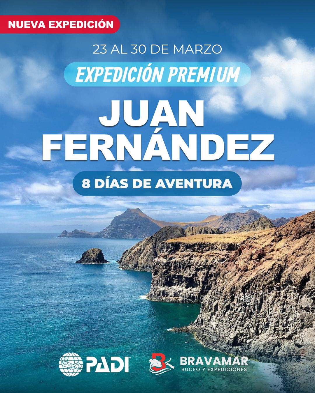 Expedición de Buceo en Juan Fernández (Viaje Premium de 8 Días)